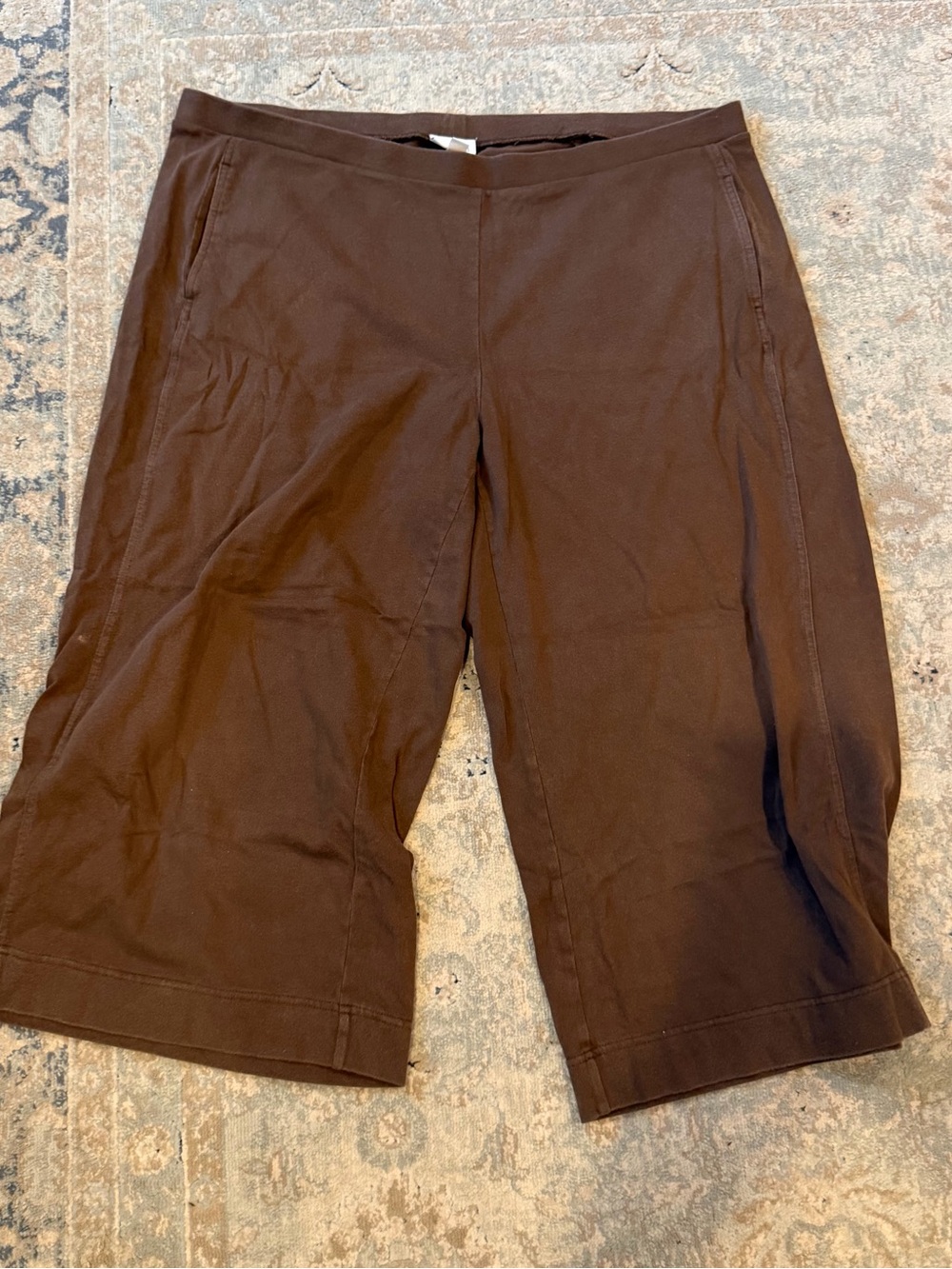 J. Jill Dark Brown Pull-On Bermuda Shorts